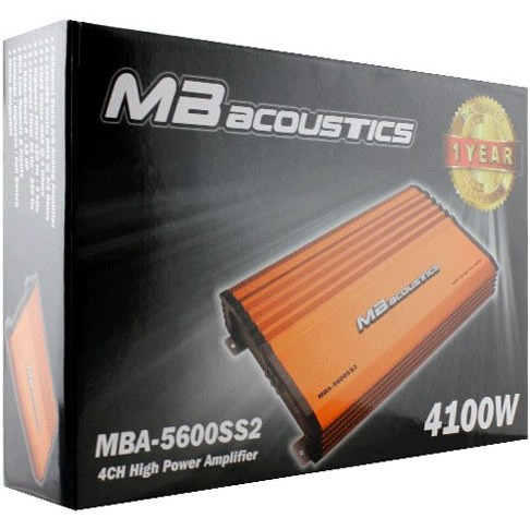 آمپلی فایر ۴ کانال ام بی آکوستیک مدل MBA-5600SS2