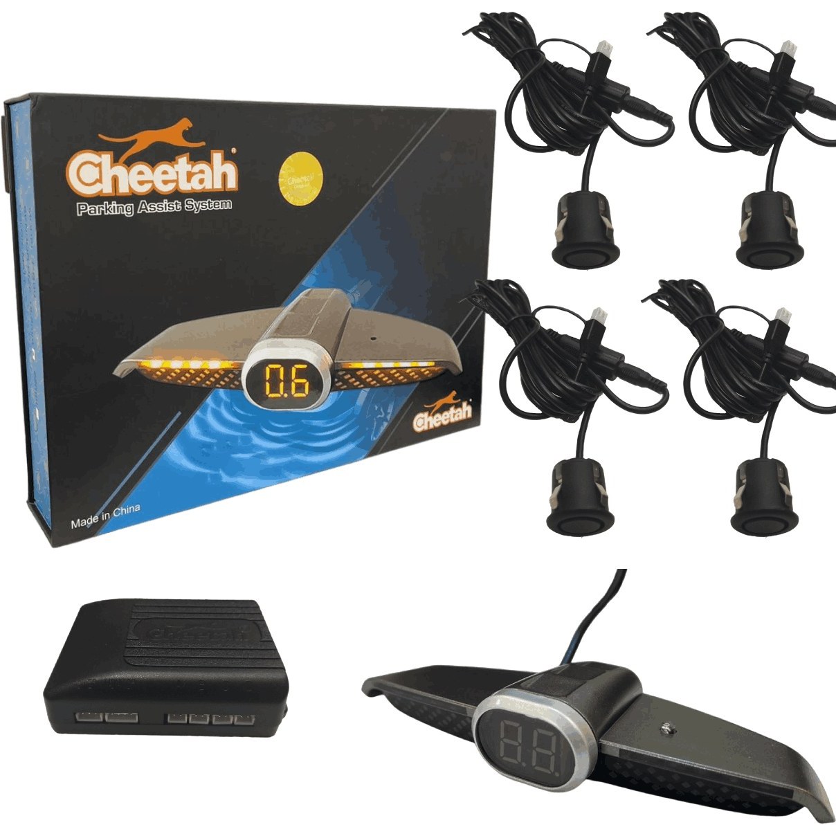 سنسور دنده عقب چیتا مدل XD-089 بسته ۴ عددی