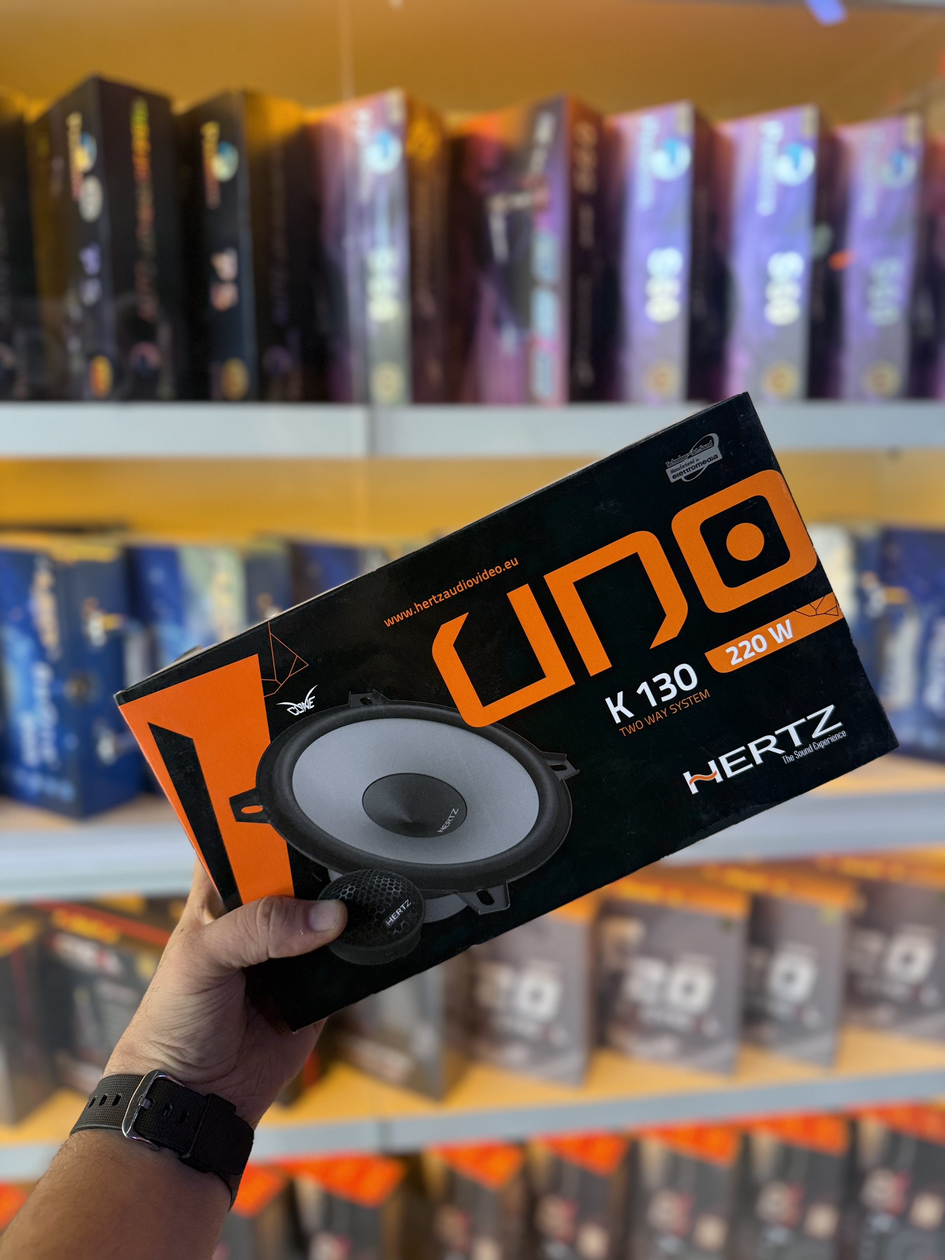 سپیکر کامپوننت خودرو هرتز مدل k 130